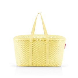 reisenthel Coolerbag - Cool Bag Made of High-Quality Polyester Fabric - Ideal for Picnics, Shopping and on the Go, Mesh Lemon, Unit size