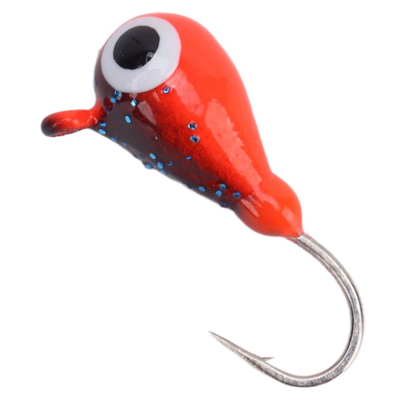 5 PCS Ice Fishing Jigs Kit Winter Fishing Perch Hooks