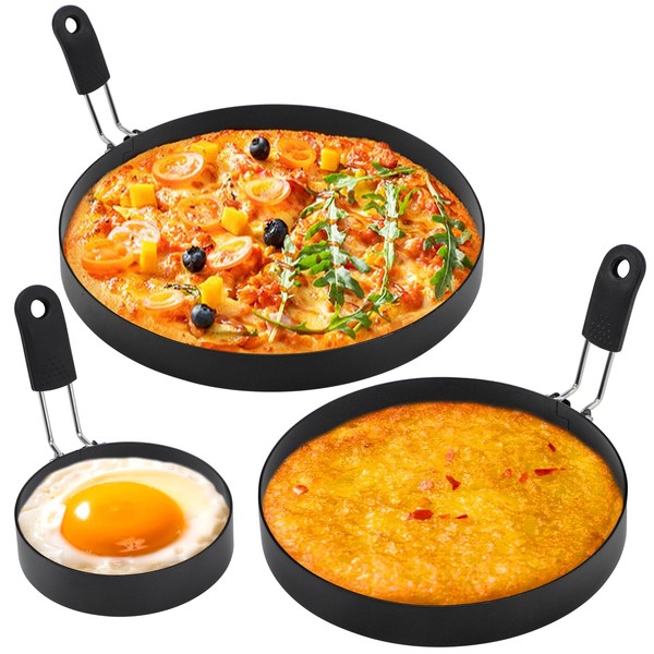 Anillos de huevo de acero inoxidable para freír huevos, moldes