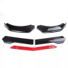 Unbranded For Nissan Altima Front Bumper Lip Splitter Spoiler+Side Skirts