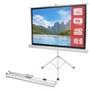 Pyle 50 Inch Portable Projector Screen with Tripod Stand –