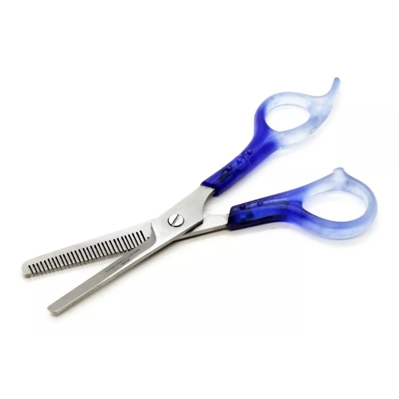 Lobo Tijera Entresacar Lobo Profesional Azul Traslucido 6.5pLG