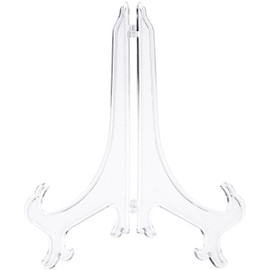 Bard's Hinged Clear Plastic Plate Stand, 10" H x 8.5" W x 6.25" D (For 10" - 14" Plates)