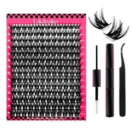 LAKA False Eyelashes 24D-A06Kit Pink