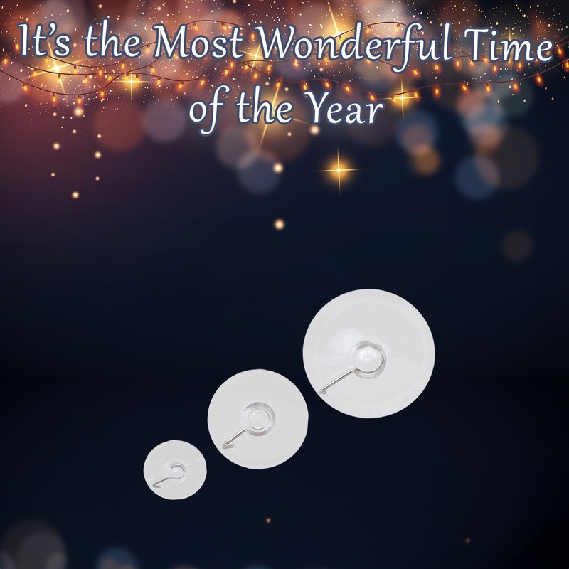 VFM e-Store - Christmas Suction hooks Xmas Accessory X 8