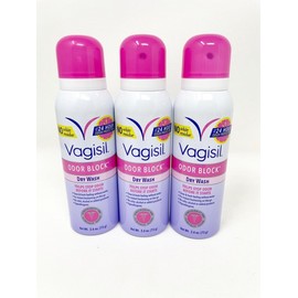 Vagisil Lot of 3 - Vagisil Odor Block Dry Wash Spray 2.6 oz  NEW