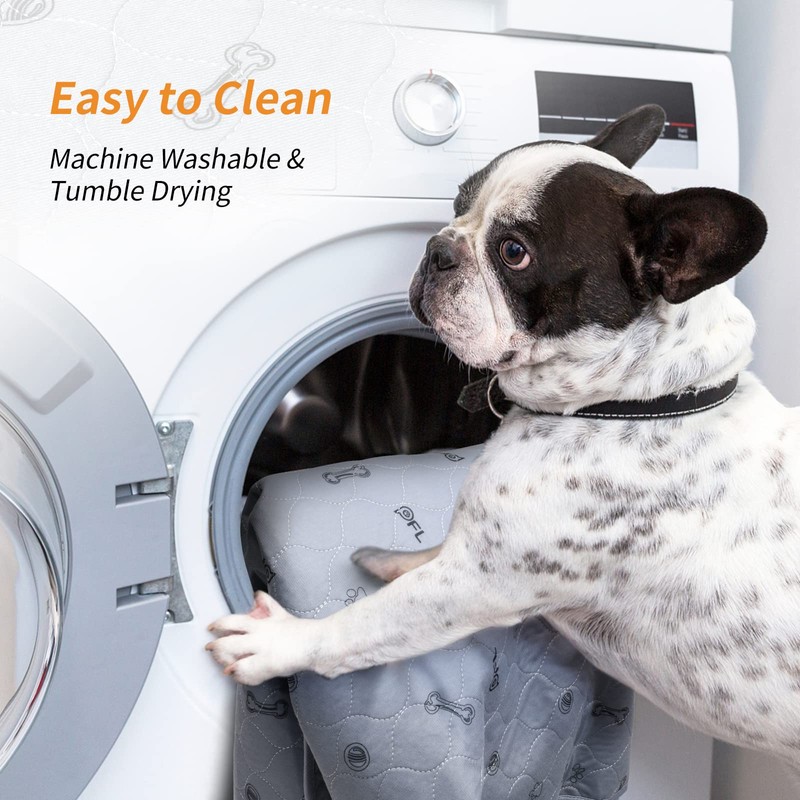 Washable Pee Pads for Dogs, 2Pack Reusable Puppy Pads, Absorbent