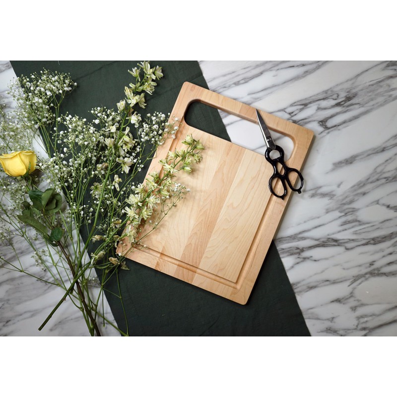 J.K. Adams Maple Wood Prep Board 16" x 12" x