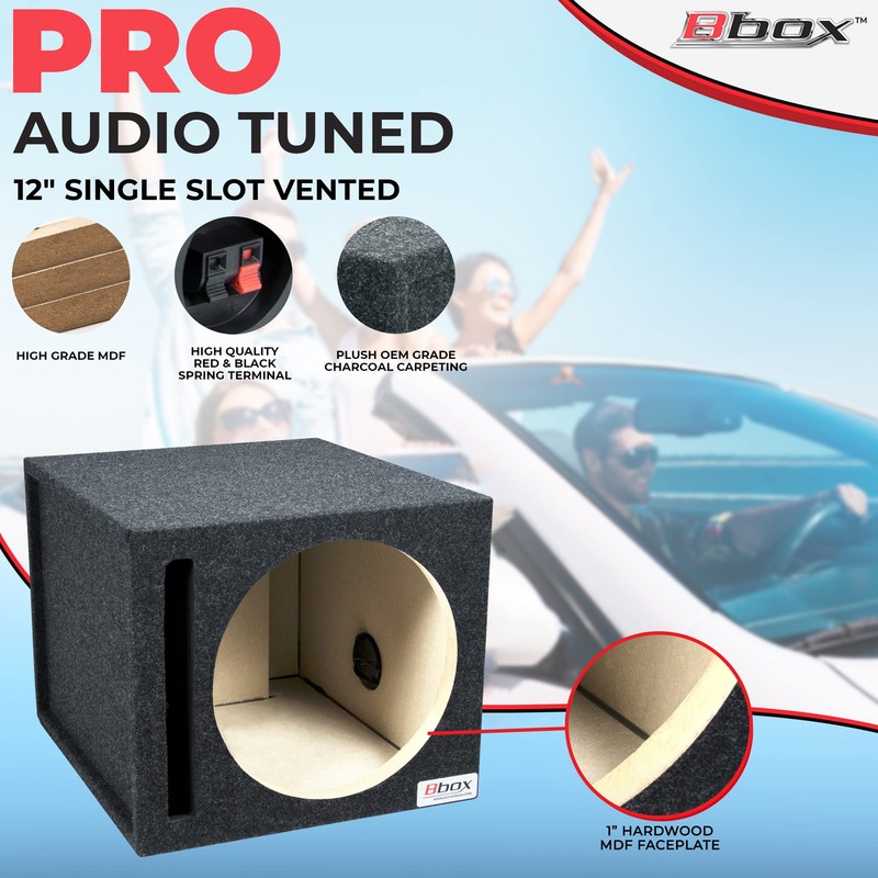 Atrend Bbox 12SVSC Single Vented 12 Inch Subwoofer Box -