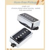 LAMSAM P90 Tone Pickups Set, Humbucker-sized Single Coil Neck Pick-up