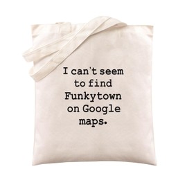 WINGZOO Canvas Shoulder Tote Bag for Men Women - Retro Graphic Unisex Reusable Grocery Bags