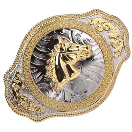 Western Rodeo Horse Belt Buckle Engraved Celt Pattern cowboy buckles for men and women