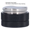 Black Coffee Tamper Stainless Steel Dual Head Coffee Distributor for