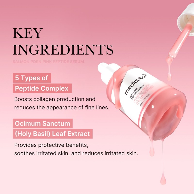 Medicube PDRN Pink Peptide Serum 30ml - Brightening & Dark