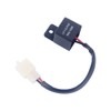 2 Pin 12V Universal Relé Intermitente,Motocicleta Turn Signal Flasher Relay