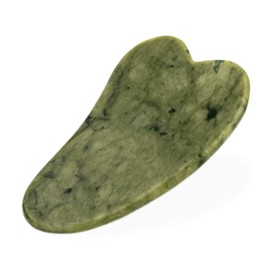 PROFICO Face Massager Jade Gua Sha Massage Tool, Massage Stone, 100% Natural Gua Sha Stone (Stone, Green)