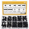 150 Pieces M6 Screws Nuts Washers Set Black, Sutemribor M6