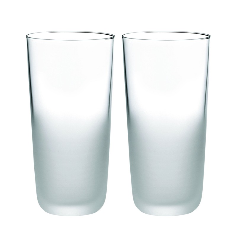 Stelton Frost Glas no. 2, 2 stck. Wassergläser, Edelstahl, transparent,