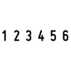 Trodat 1546 Manual Numberer Stamp, 6 Bands, 4mm Character Size,