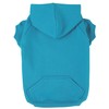 Zack & Zoey Basic Hoodie for Dogs, 16" Medium, Bluebird