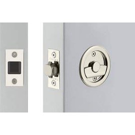 Emtek Tubular Pocket Door (Round Privacy, Oil Rubbed Bronze (US10B))