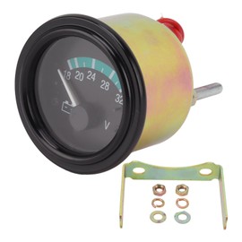 24V Diesel Generator Voltmeter Motor Voltage Meter for Bus Truck Agricultural Vehicle Tractor Internal Combustion Engine