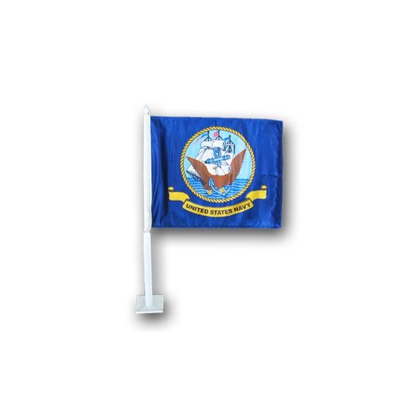Navy - Navy Car Flag