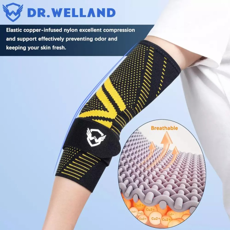 DRwelland 테니스 엘보 골퍼 건염 관절 및 를 위한 탈착식