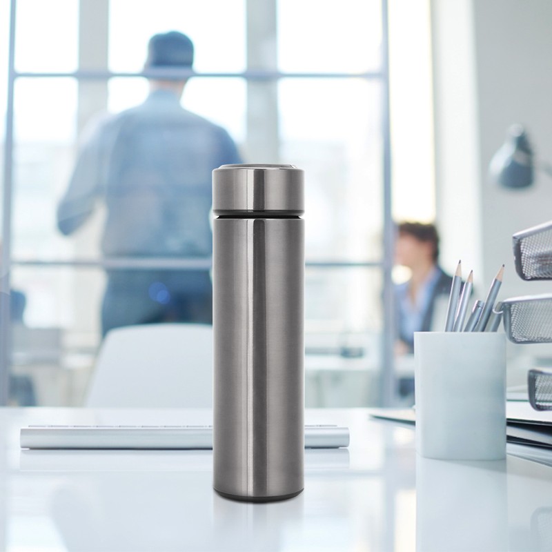 500ml Portable Stainless Steel LED Insulated Vacuum Cup Water Bottle