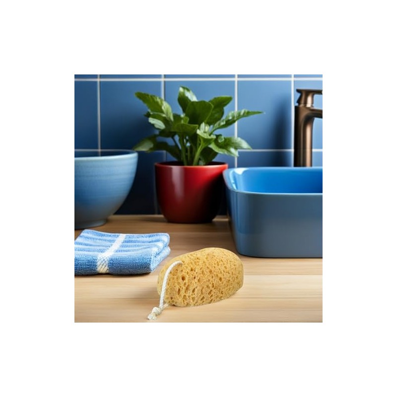BETOOKY Esponja de Baño Exfoliante de Celda de Abeja 2