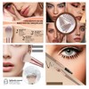 Lumbor37 Brochas de Maquillaje Profesional de Viaje, 40 Piezes Brochas