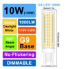 TZHILAN G9 LED Bulb 10W, 100W G9 Halogen Bulb Equivalent,