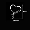 Jesus Heart Vinyl Decal Sticker Cars Trucks Vans Walls Laptops