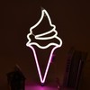 LED Neon Light Ice Cream Waterproof Battery USB Powered Hangable