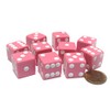 Koplow Games Set of 10 Six Sided Square Opaque 16mm
