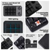 Mini Macro Programmable Keypad, One Handed Custom Programmable Gaming Keyboards