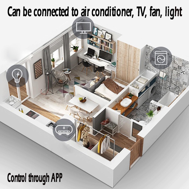 Weinsamkeit Connected Switch, 16A Smart Life App Remote Control, WiFi