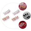 Baluue 20pcs Aluminum Nail Extension Tips with Markings for Accurate