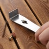 TVSVKWE 3 Pieces Crowbar, Manual Nail Lifter, Stainless Steel Scraper,