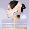 Cryslora Resusable Double Chin Reducer, Anti-slip Chinology Mask, Chin Strap