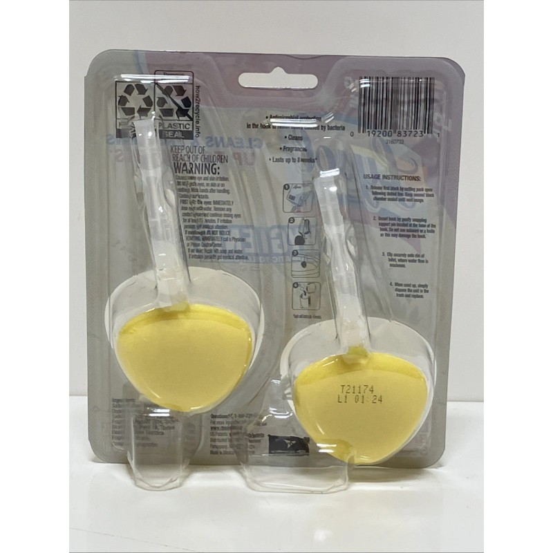 Lot Of (4) Lysol Hygienic Automatic Toilet Bowl Cleaner Lemon