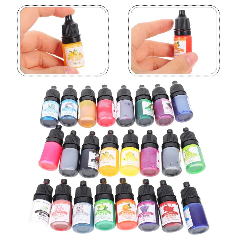 Gadpiparty Colors Epoxy Resin Pigment Each UV Resin Dye for