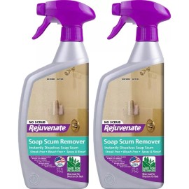 Rejuvenate Scrub Free Soap Scum Remover Shower Glass Door Cleaner Works on