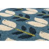 Entryways Handmade Doormat - Birds in Bloom, 18"x30"