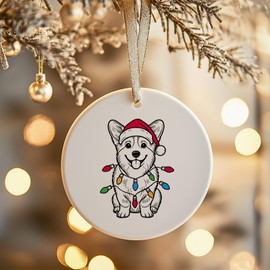 Corgi Ornaments for Christmas Tree - Corgi Christmas Ornament, Corgi Christmas Decorations, Dog Christmas Ornaments, Christmas Ornaments Dog, Corgi Decor, Christmas Dog Decorations