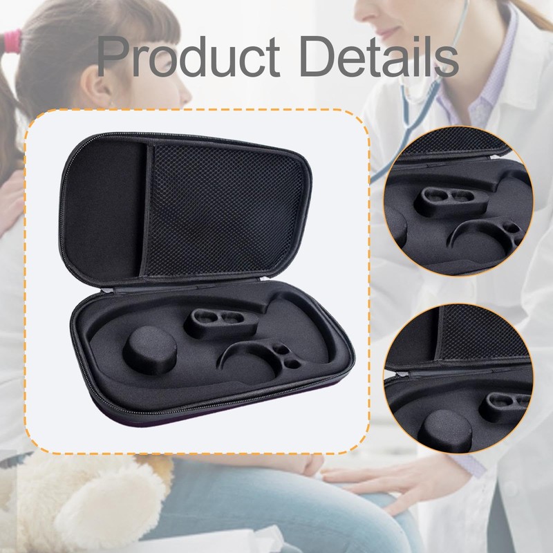 TENOL Stethoscope Carrying Case Travel Bag with Mesh Pocket EVA