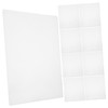 Operitacx 10 Pack Hard Plastic Photo Protectors Waterproof Document Page