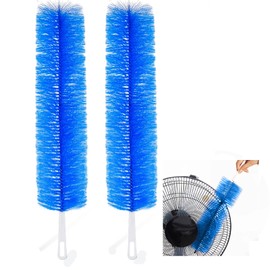 Fan Cleaner Brush，Fan Brush Cobweb Duster Microfiber Duster Ideal for Ceiling Fan Cleaner Duster, Air Vents, Curtains, Cars，Fan Cleaner for Box Fan（2PCS）