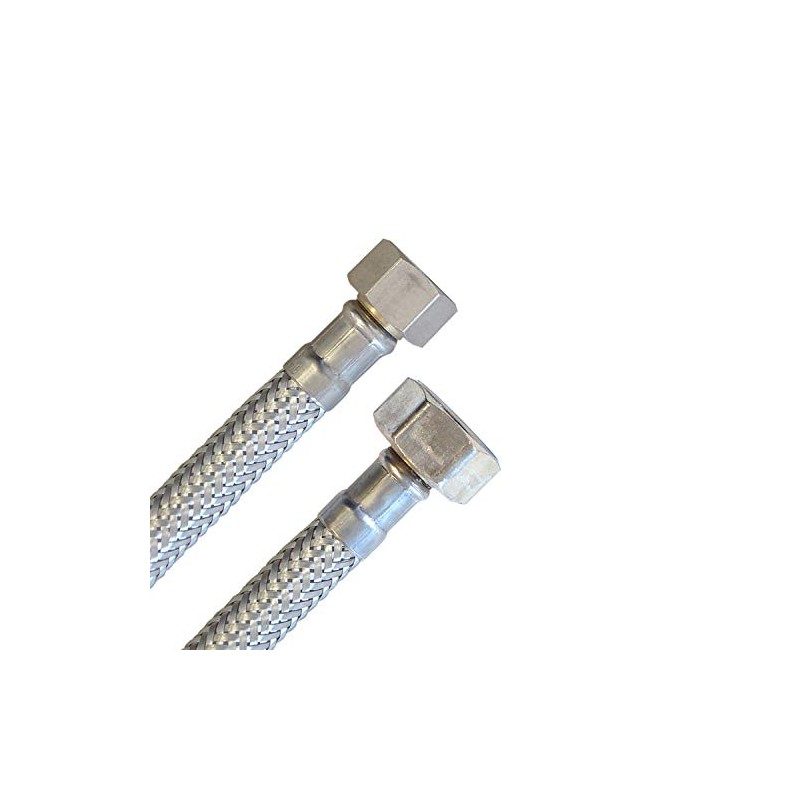 Reinforced hose 3/8 inch nut x 1/2 inch nut, drinking