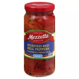 Mezzetta Roasted Red Bell Peppers Mild 16 fl oz Jar Brand New